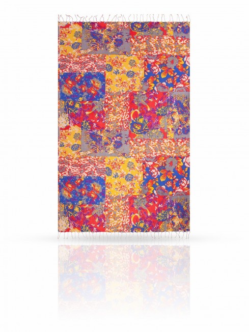 Палантин Женский S30-DENSE.FLORAL/LILAC